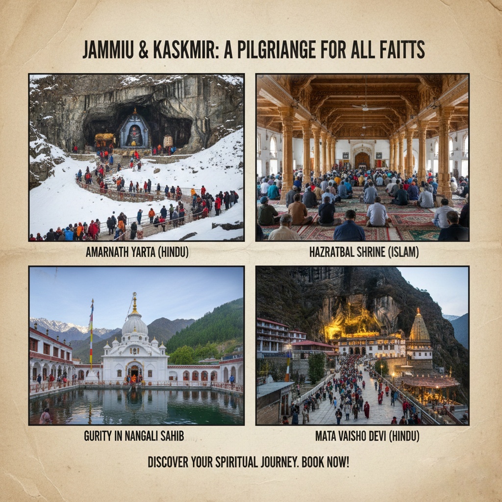 Temples, Islamic shrines, and Gurudwara pilgrimage